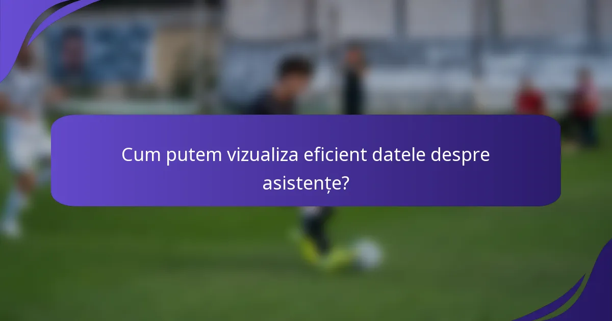 Cum putem vizualiza eficient datele despre asistențe?
